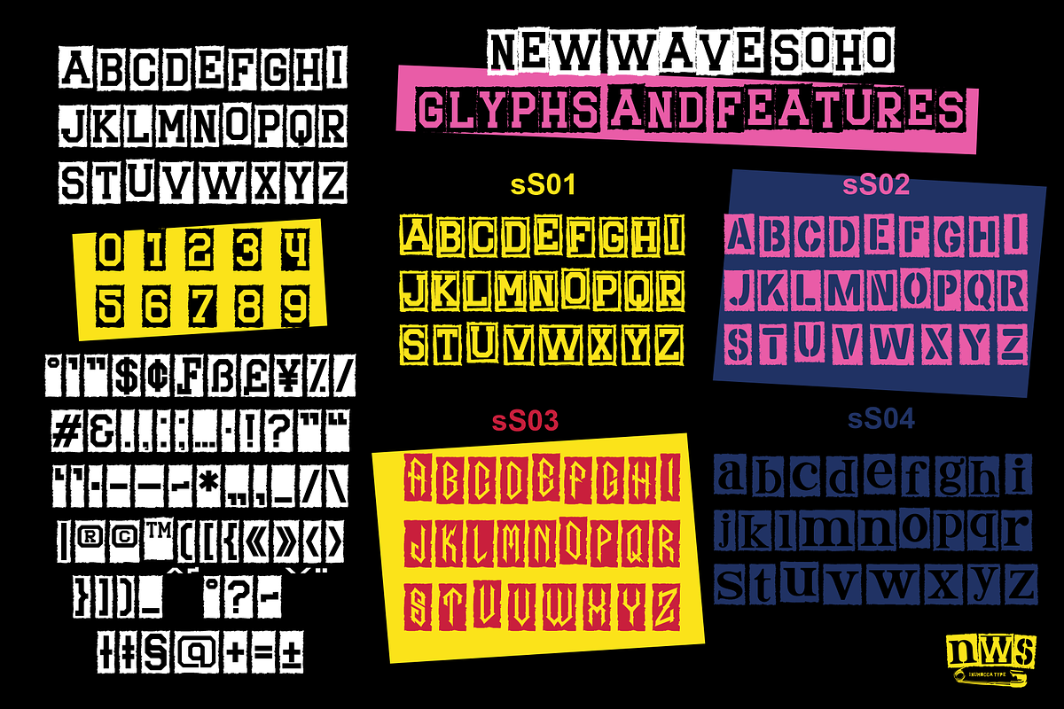 New Wave Soho, a Font by inumocca_type (Photo 7 of 10)