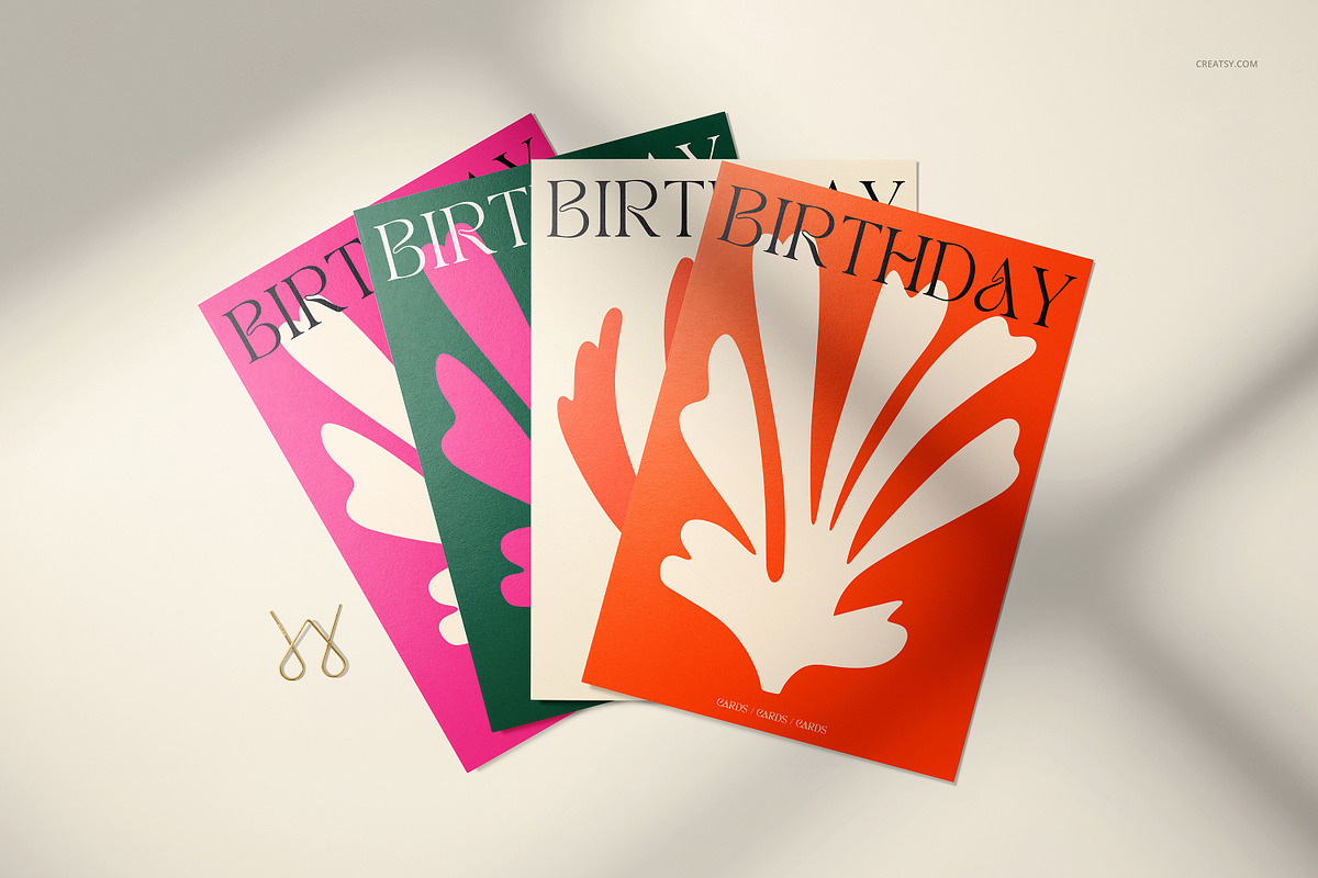 5x7 Folded Greeting Cards Mockup Set, a Merchandise Mockup by creatsy5 (Photo 14 of 33)