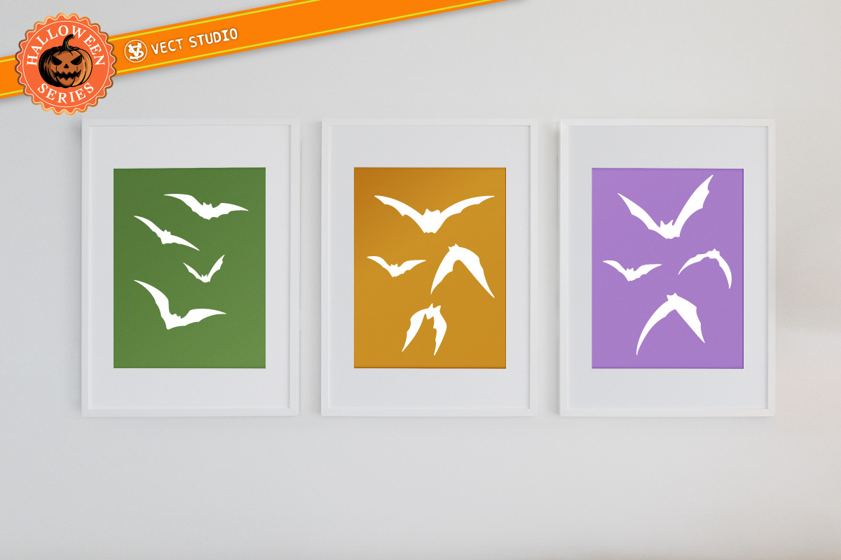 17 Bat Halloween Stamp Brushes, a Brush Add-On by vectstudio (Photo 5 of 10)
