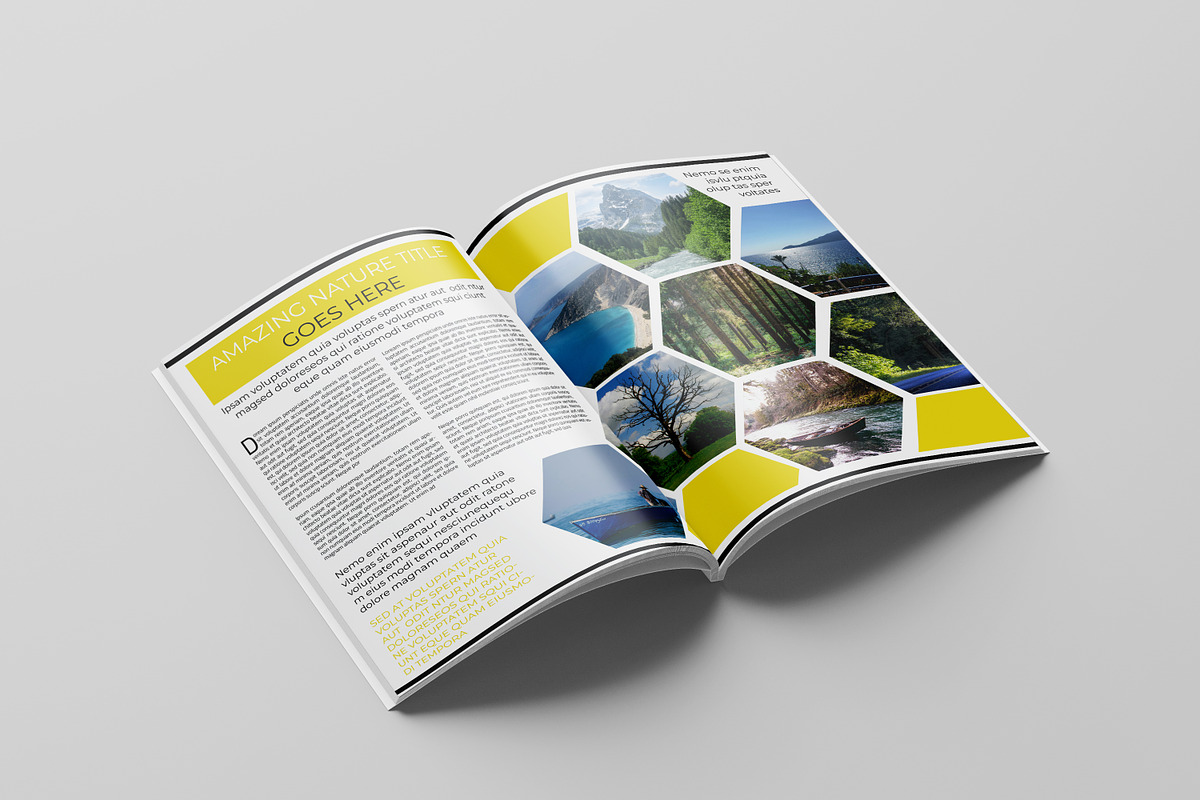 Multipurpose Magazine Template, a Magazine Template by retrographix (Photo 4 of 22)