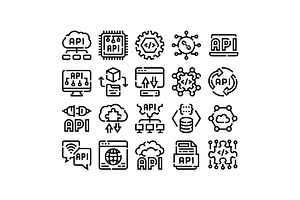 Api application programming, an Object Graphic by pikepicture