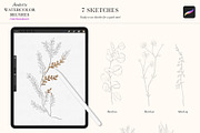 Real Watercolor Procreate Brushes, a Brush Add-On by Julia Dreams (Thumbnail 11 of 11)