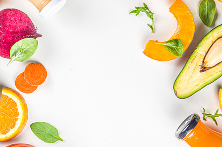 Various bottle fruit and vegetable s containing lifestyle, ingredient, and, a Food & Drink Photo by Rimma