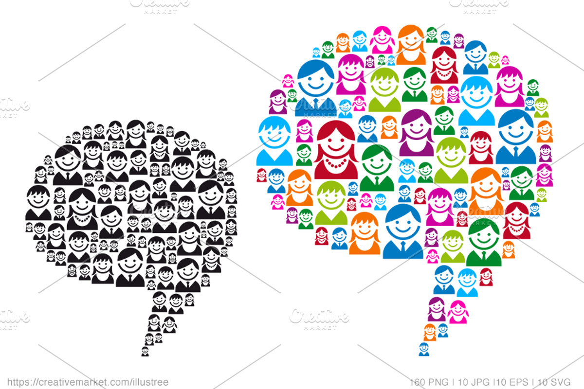 Avatar bundle, 160 vector icons, an Icon by Illustree (Photo 12 of 12)