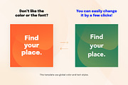 168 Creative Instagram Templates, a Social Media Template by Vladislav Muslakov (Thumbnail 5 of 20)