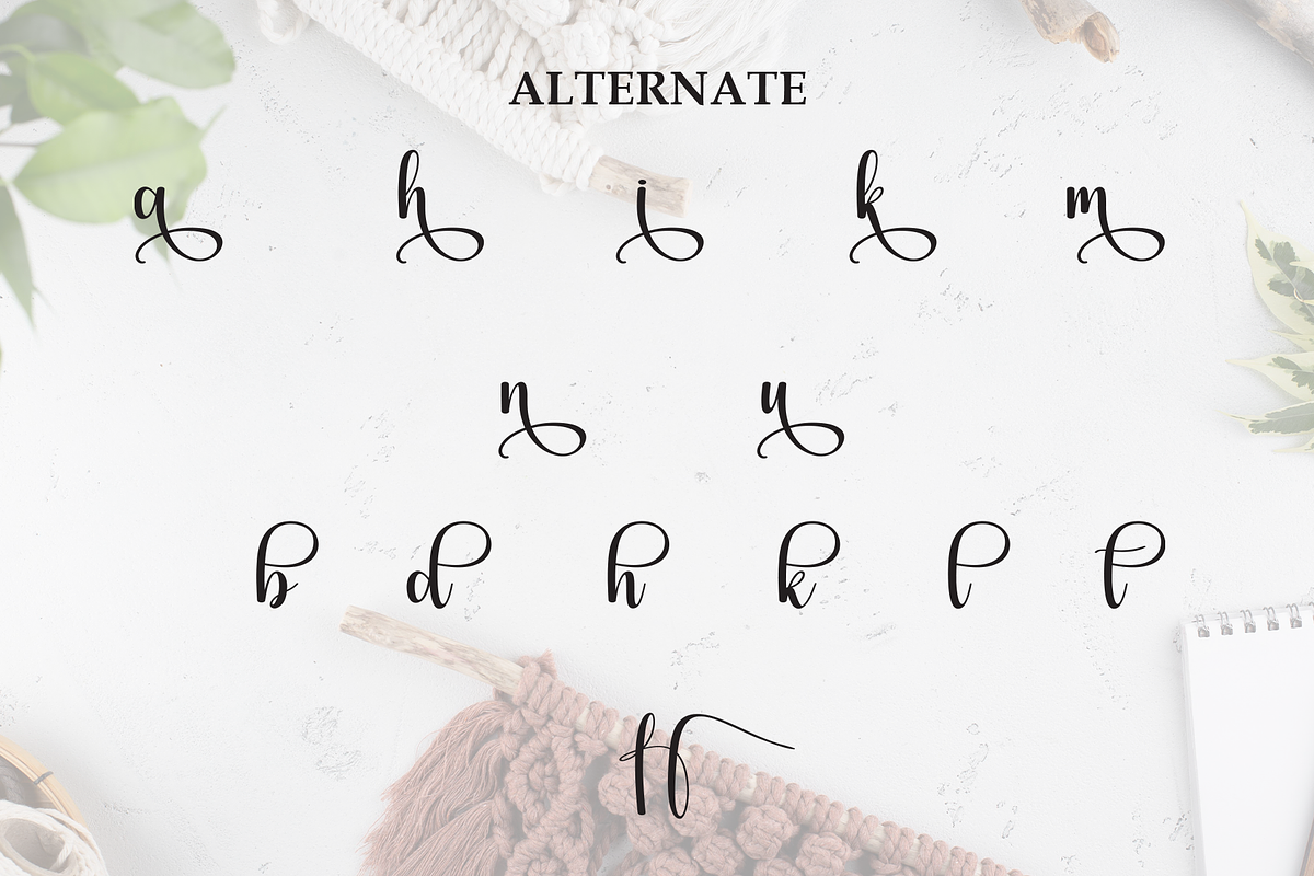 Handmade | Script Font, a Handwritten Font by Scratchones (Photo 8 of 9)