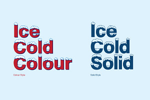 Ice Cold Typeface