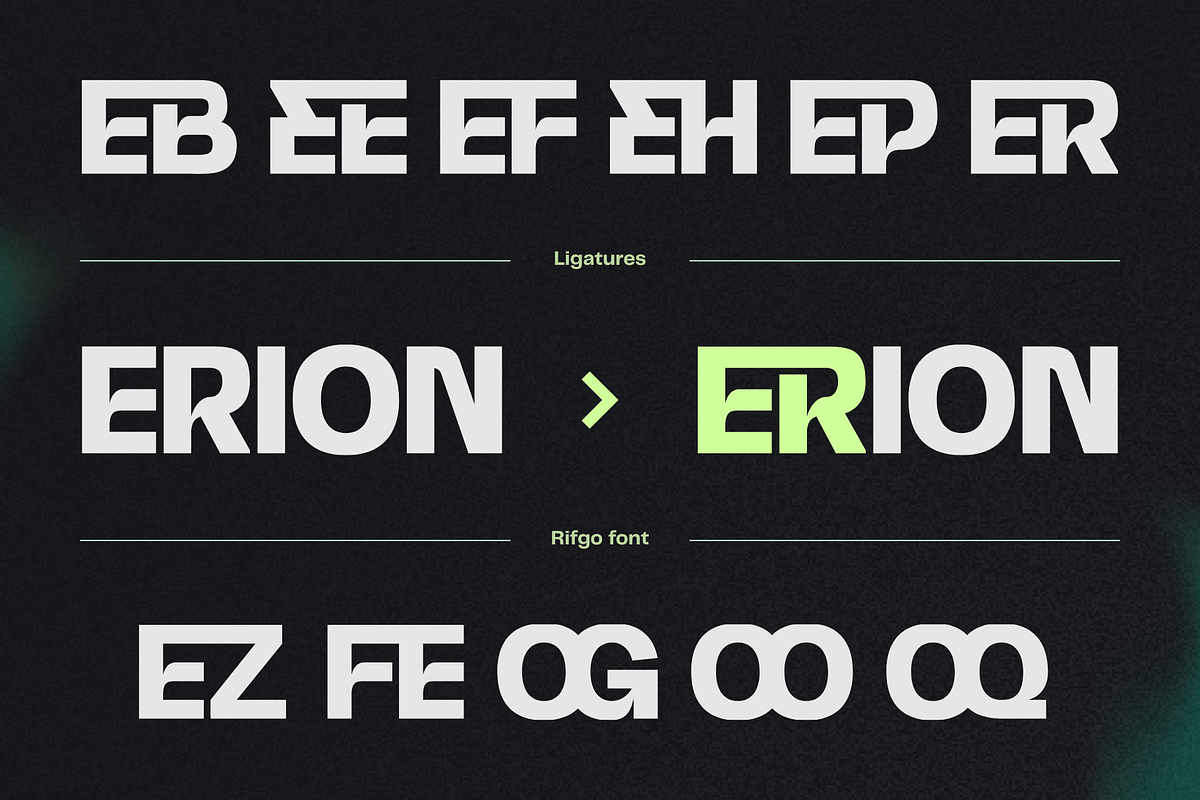 Modern Family Sans Serif - Rifgo, a Sans Serif Font by Nirmana Visual (Photo 5 of 11)
