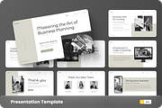 Business Plan Google Slide Template, a Presentation Template by GraphauseProject (Thumbnail 1 of 6)