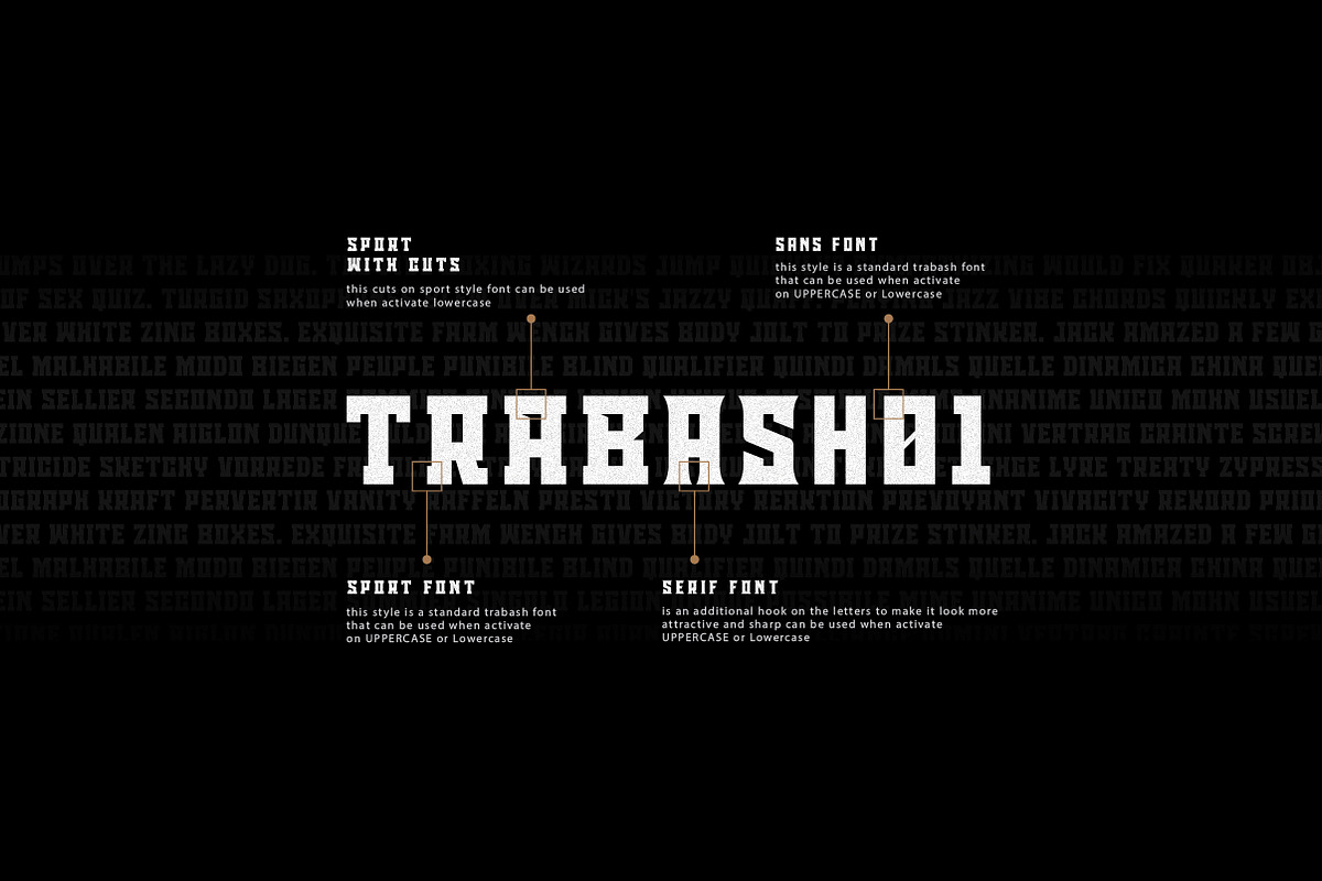 Slab font - Trabash Typeface, a Slab Serif Font by Missingfont.std (Photo 2 of 8)