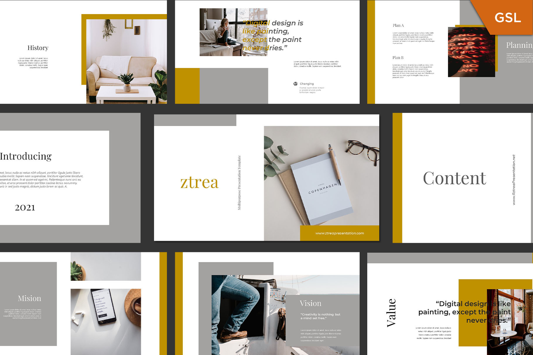 ZETRA Googleslide Template, a Presentation Template by yaqublekker
