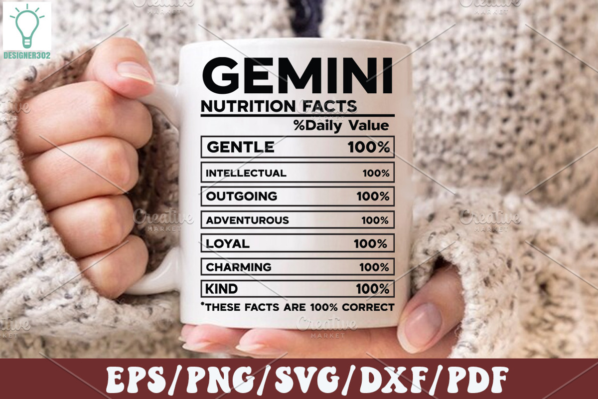 Zodiac Birthday Nutrition Facts SVG, a Graphic by Designer302 (Photo 6 of 13)