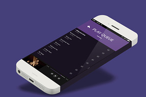 Quark Music player App Ui