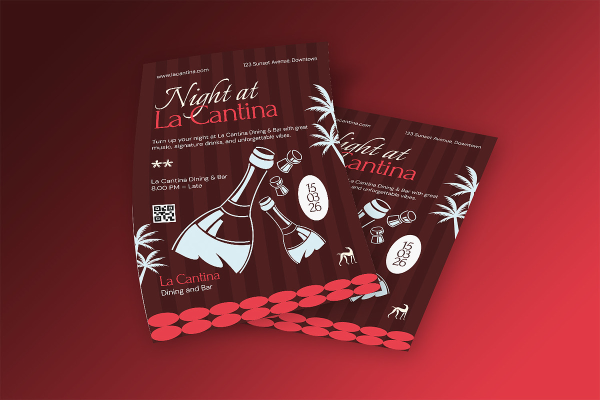 La Cantina - Flyer, a Flyer Template by StreaksideStd (Photo 3 of 3)