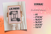 Zodiac Wall Art Prints Poster, a Decorative Illustration by Honey Island Studio (Thumbnail 3 of 6)