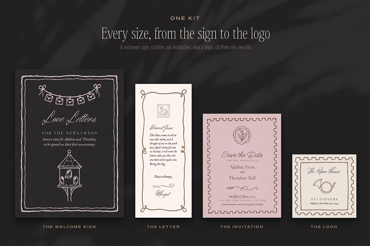 Letter & Invitation Creator Bundle, an Object Graphic by The October ...