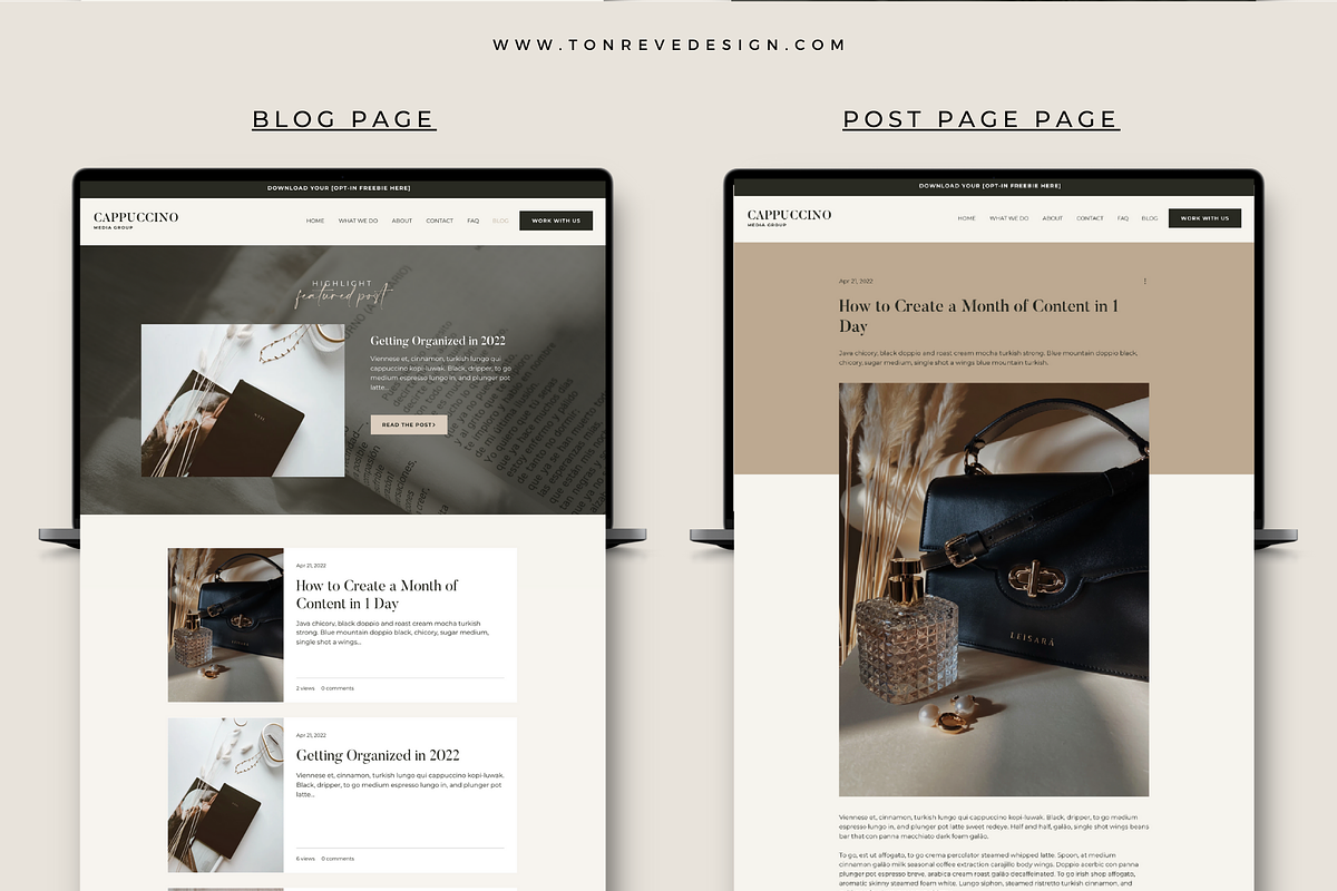 Wix Website Template for Services, a Wix Template by Ton Rêve Design Studio (Photo 6 of 9)
