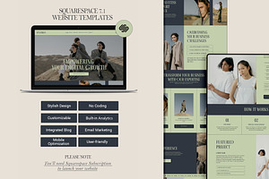 Marketing Agency Squarespace Website