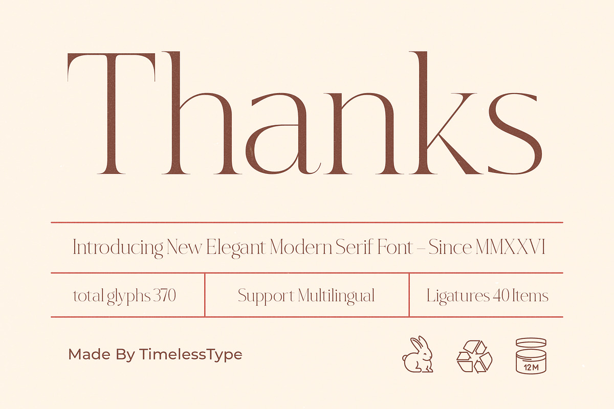 Hekgest Elegant Modern Serif, a Serif Font by timelesstype.co (Photo 20 of 20)