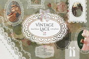 Vector Lace Frames & Vintage Doilies, an Object Graphic by Berentine.art (Thumbnail 1 of 15)