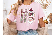 Retro Ho Ho Christmas Shirt, a Seasonal Illustration by DreamCafeArt (Thumbnail 6 of 7)