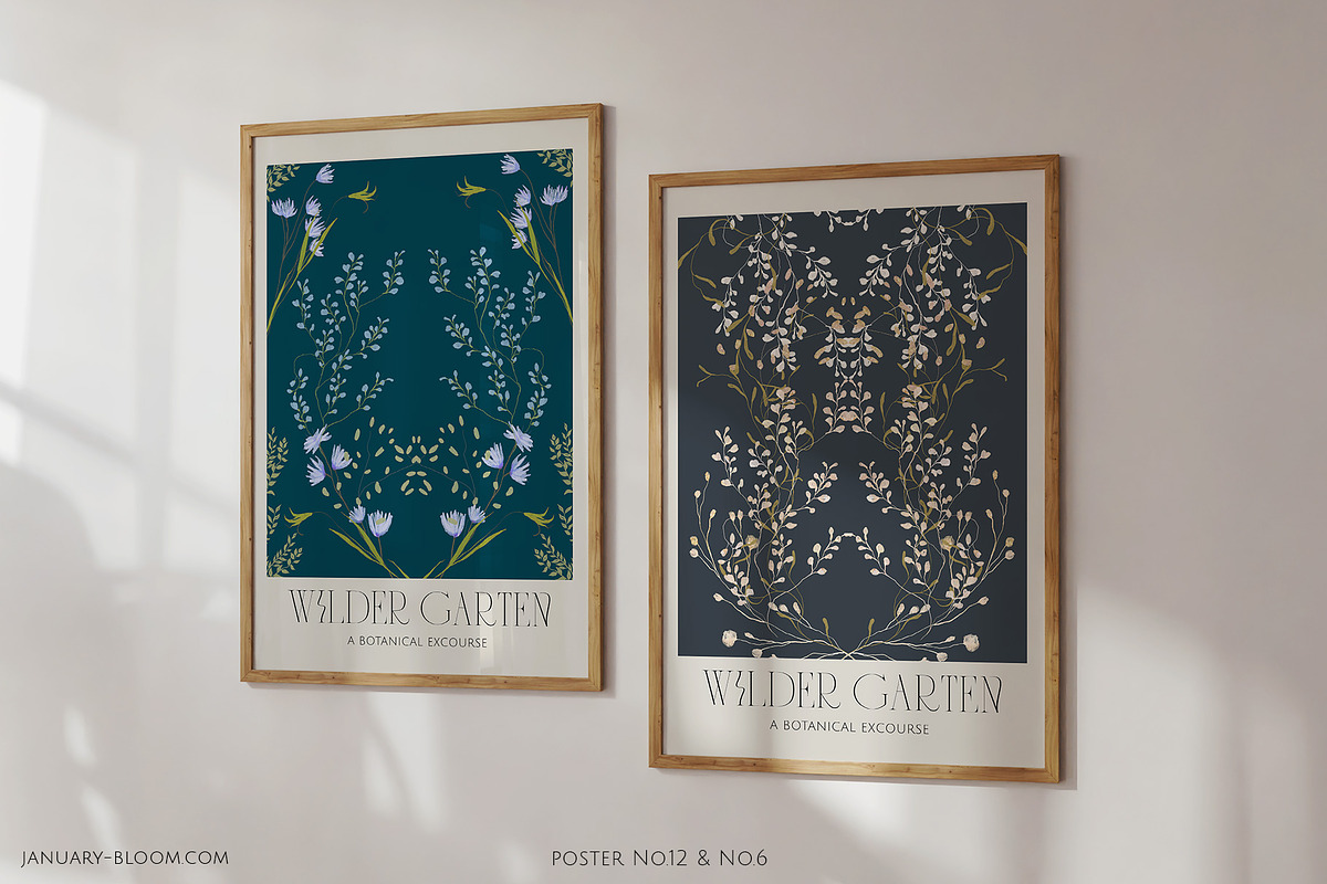 WILDER GARTEN delicate whimsy floral, a Decorative Illustration by January Bloom (Photo 12 of 27)