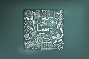 Blackboard education doodle pack (2), an Icon by Crytal Home Graphics (Thumbnail 4 of 4)