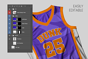 Dunk-Basketball Jersey+Shorts Mockup, a Shirt Mockup by Mocktopia (Thumbnail 8 of 10)