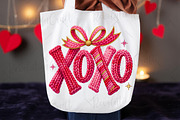 Faux Crochet Valentines XOXO Png, an Illustration by OK Design (Thumbnail 2 of 6)