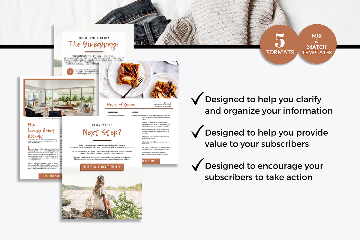 Bloggers Lead Magnet Template, an Email Template by ProductiveandFree (Photo 5 of 7)