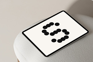 Beige iPad Mockup 03