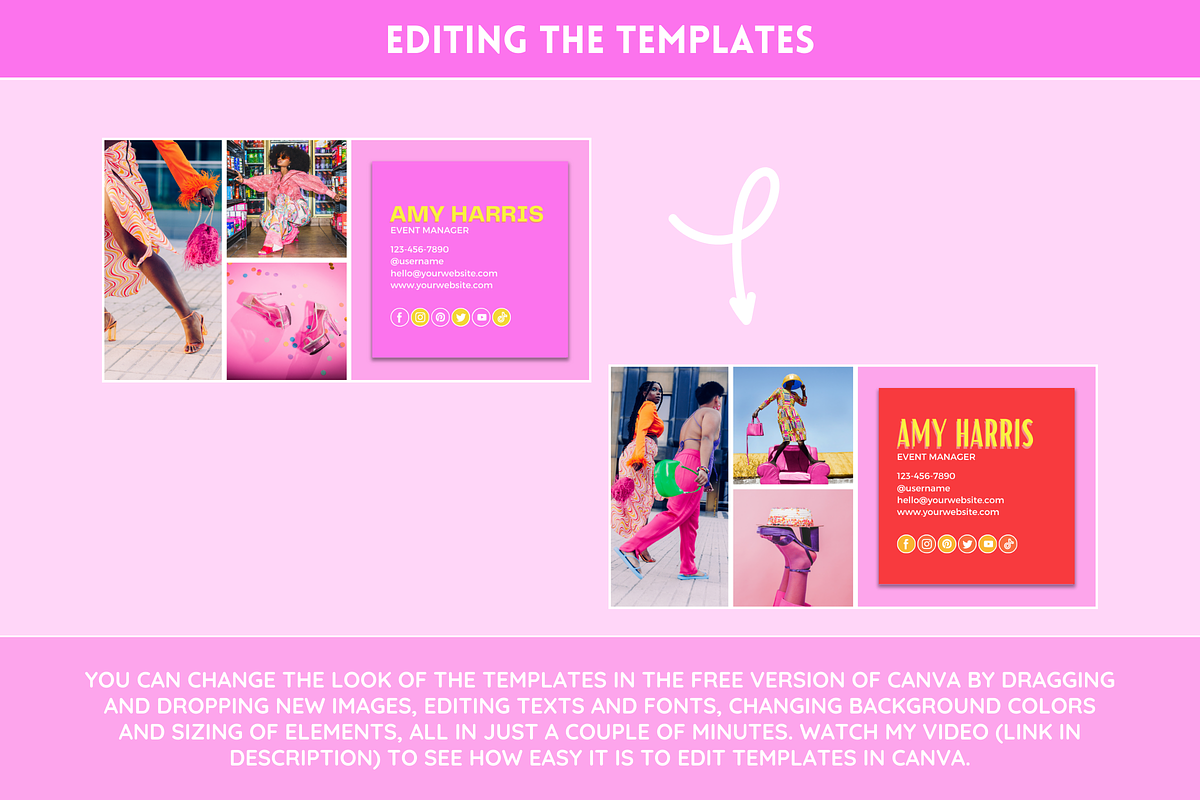 Canva Email Signature Bundle, an Email Template by SunshineStudioBoutique (Photo 6 of 9)