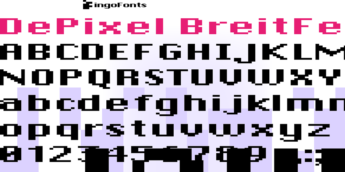 DePixel, a Font by ingoFonts (Photo 6 of 9)