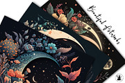 Celestial Boho Moon, a Background Graphic by Pawsitively Aesthetic (Thumbnail 2 of 4)