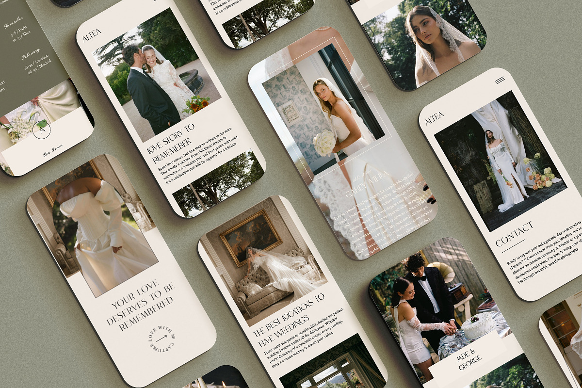 Altea Showit Editorial Website preview 7