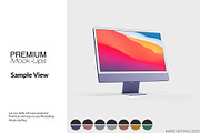 Apple iMac 24” M1 Mockups, a Device Mockup by mock-ups (Thumbnail 6 of 13)