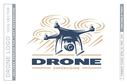 Drone logo Template