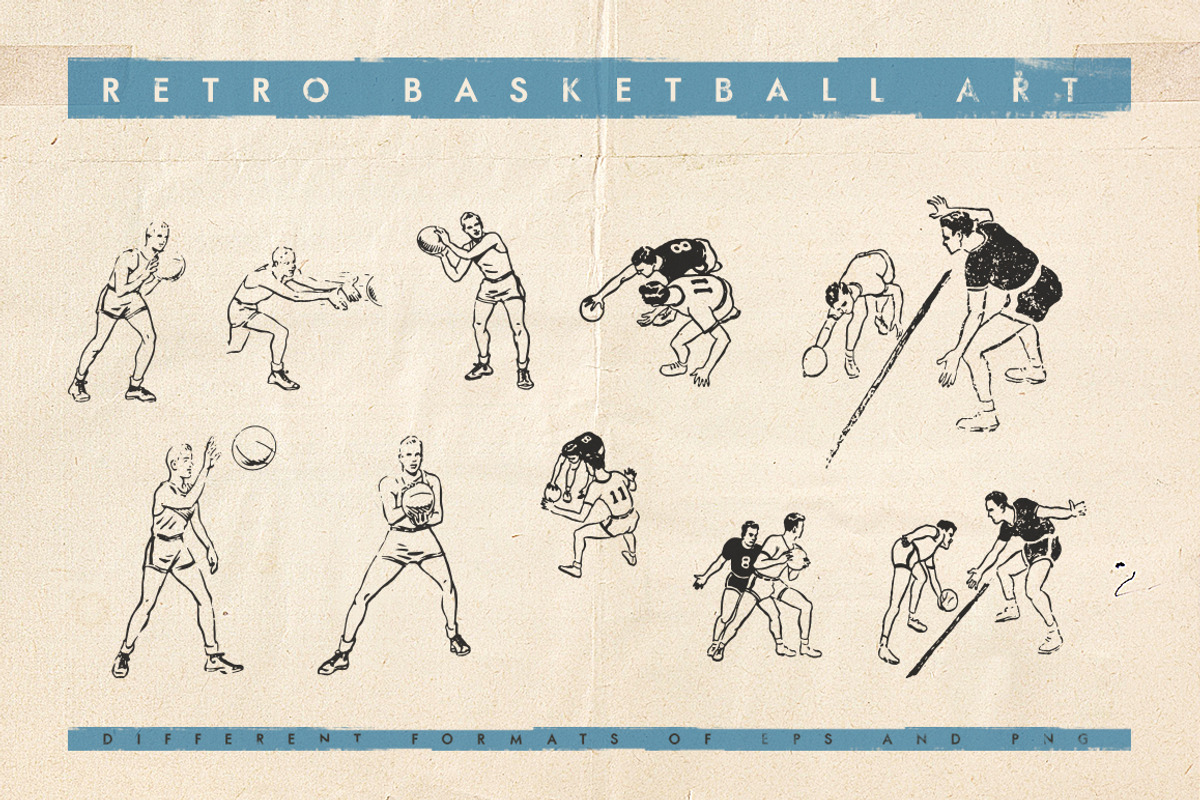 Retro Basketball, an Illustration by Retro Machine (Photo 6 of 6)