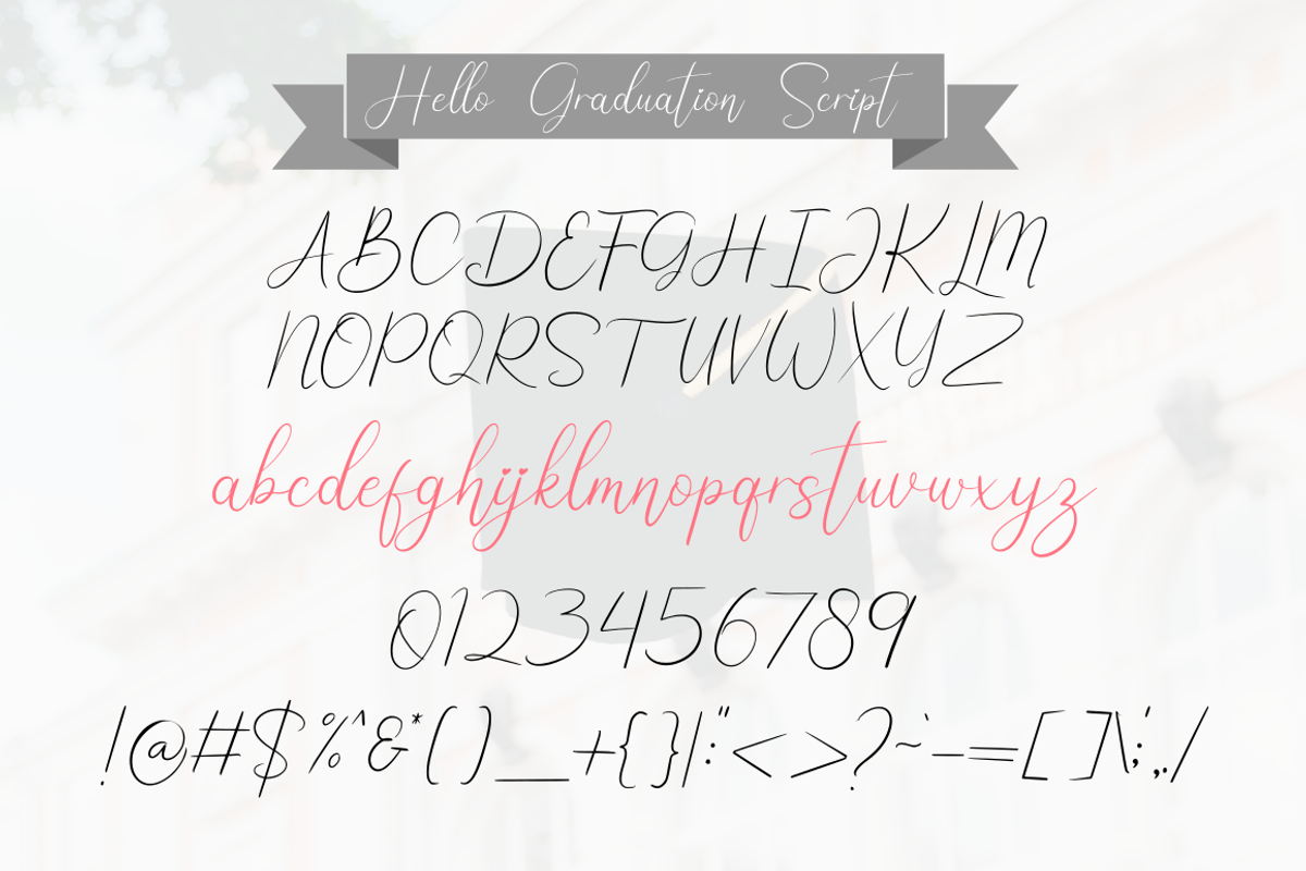 Hello Graduation | Font Duo, a Script Font by Rissyletter Studio (Photo 9 of 15)