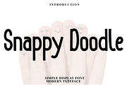 Snappy Doodle, a Serif Font by InermediaSTUDIO (Thumbnail 1 of 8)