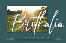 Brithalia Brush Signature Font
