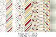 Country Pattern Paper Pack, a Pattern Graphic by Angie Sandy (Thumbnail 1 of 2)