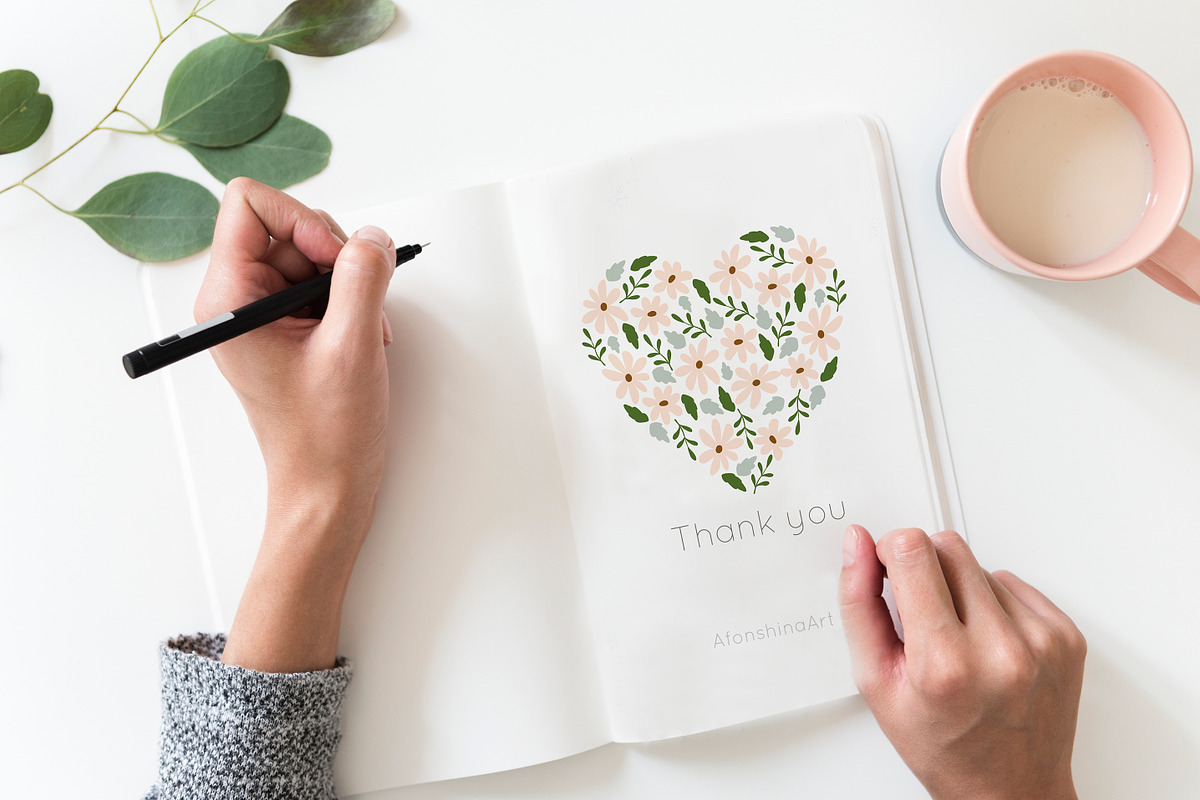Floral love bundle, an Illustration by AfonshinaArt (Photo 10 of 10)