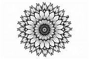Mandala Art Line Drawing Pack Set, an Illustration by yasushie (Thumbnail 10 of 11)