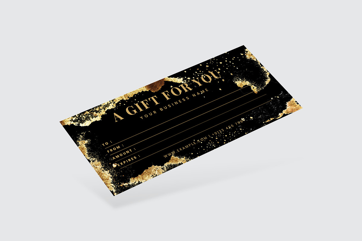 Gift Voucher Template, a Card Template by Amit Debnath (Photo 3 of 6)
