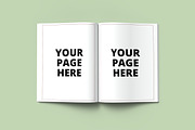 7.5 x 9.25 open & closed book mockup, a Books & Magazine Mockup by Rami's Mockups (Thumbnail 3 of 8)
