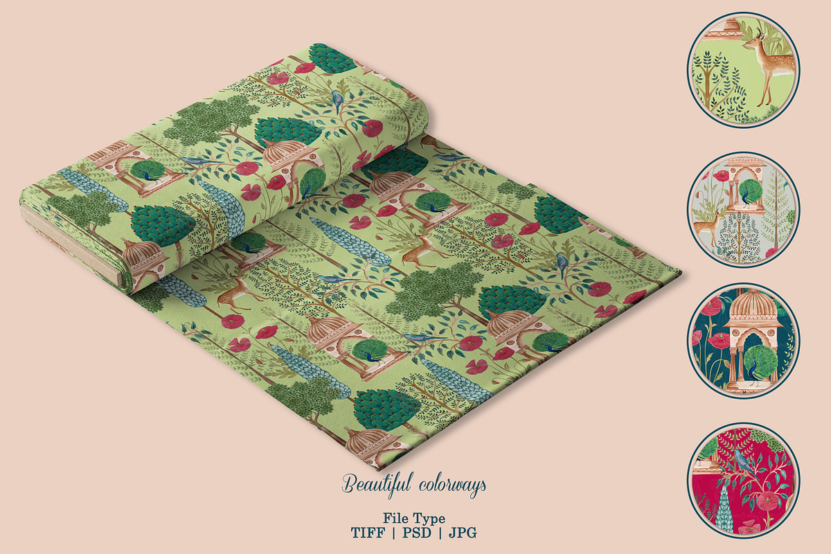 Pichhwai Dream Prints & Patterns, a Pattern Graphic by GND ART STUDIO (Photo 2 of 8)