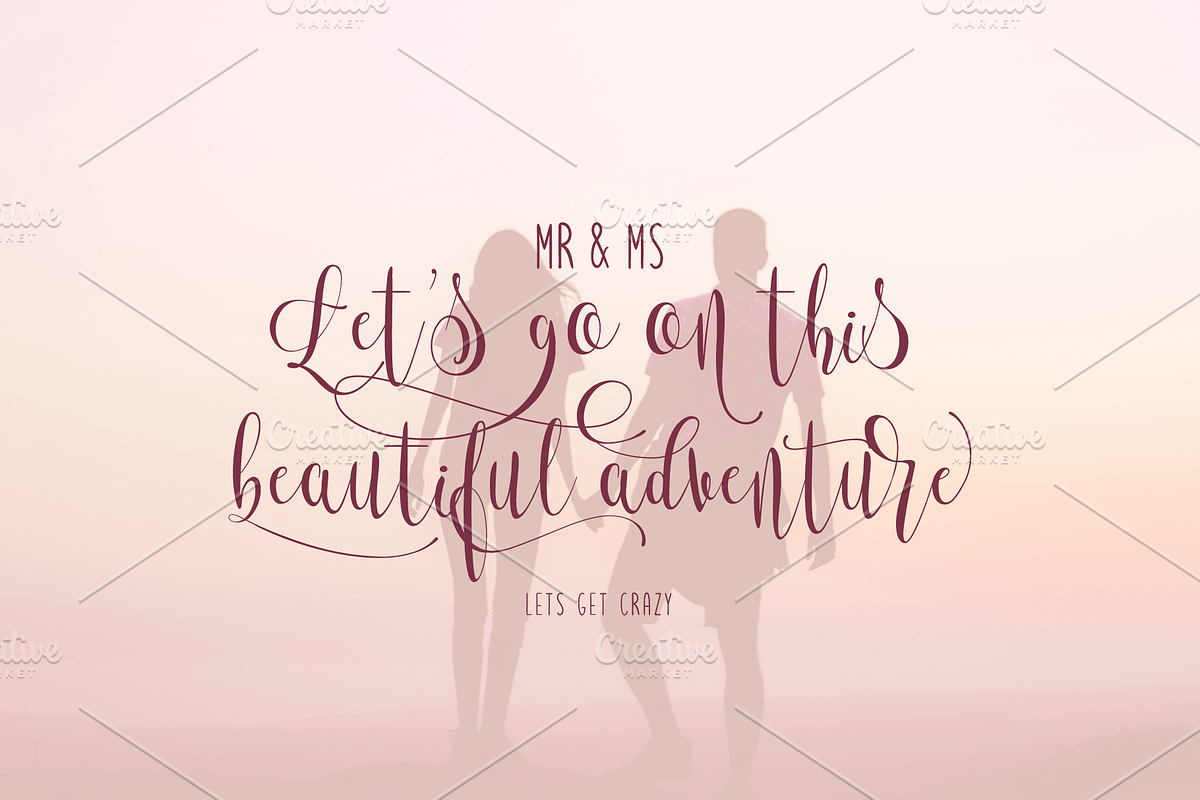 Lets get crazy font duo preview 6