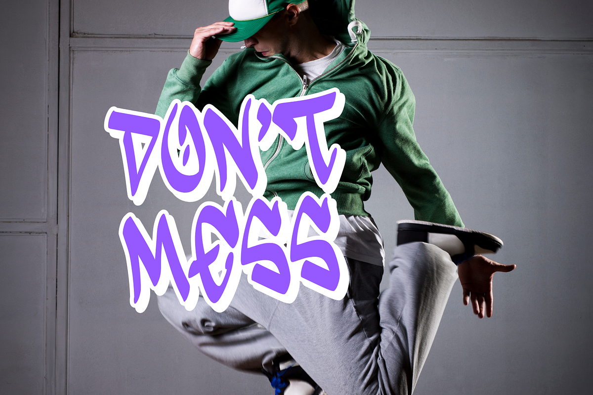 Taglord is a graffiti-tagging font, a Handwritten Font by Brown Cupple (Photo 3 of 8)