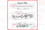 Vine Doodles - Dingbats Font, a Symbol Font by WADLEN (Thumbnail 4 of 7)